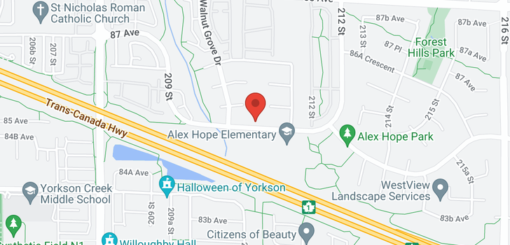 map of 21098 85 AVENUE